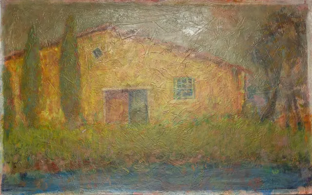 Yellow Barn by Roy Fairchild