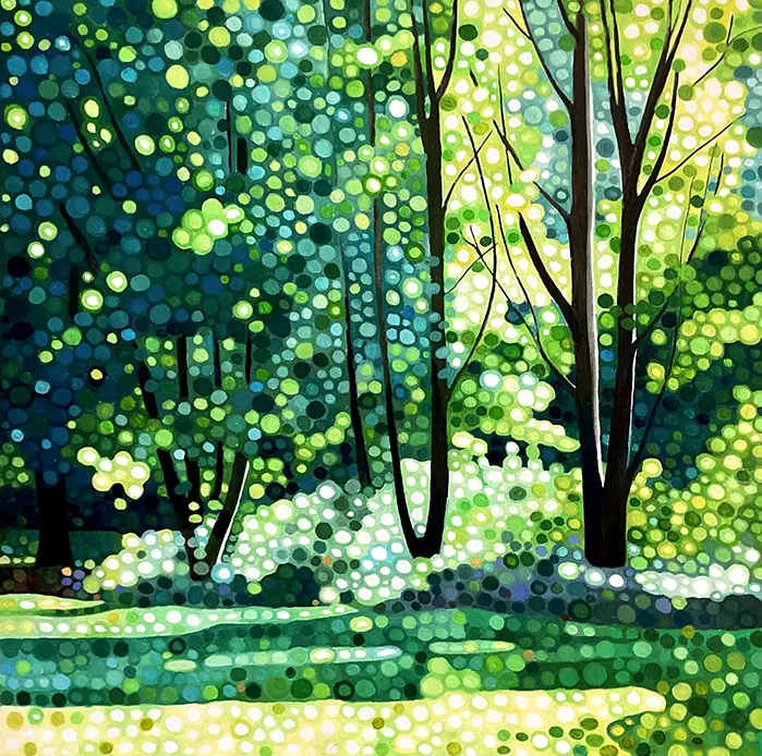 Green Afternoon by Ewa Adams