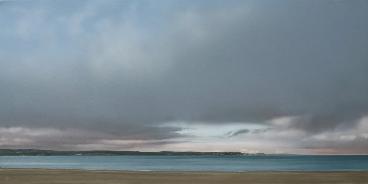 Sand and Sky, Weymouth by Terry Watts RBA