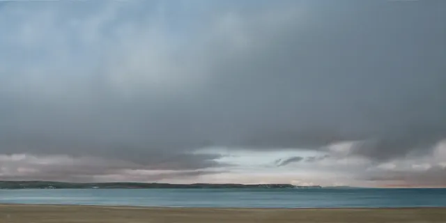 Sand and Sky, Weymouth by Terry Watts RBA