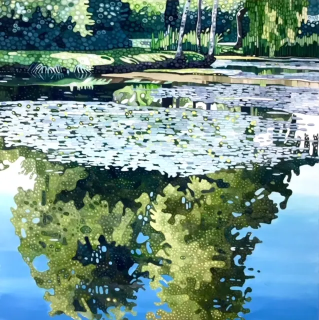 Summer Pond by Ewa Adams