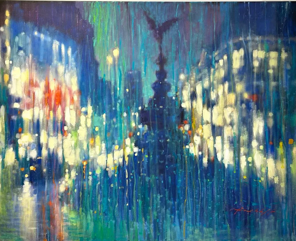London Turquoise and Teal by David Hinchliffe