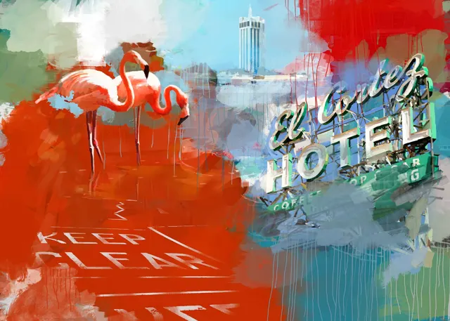 Flamingo Road by Chris Arran
