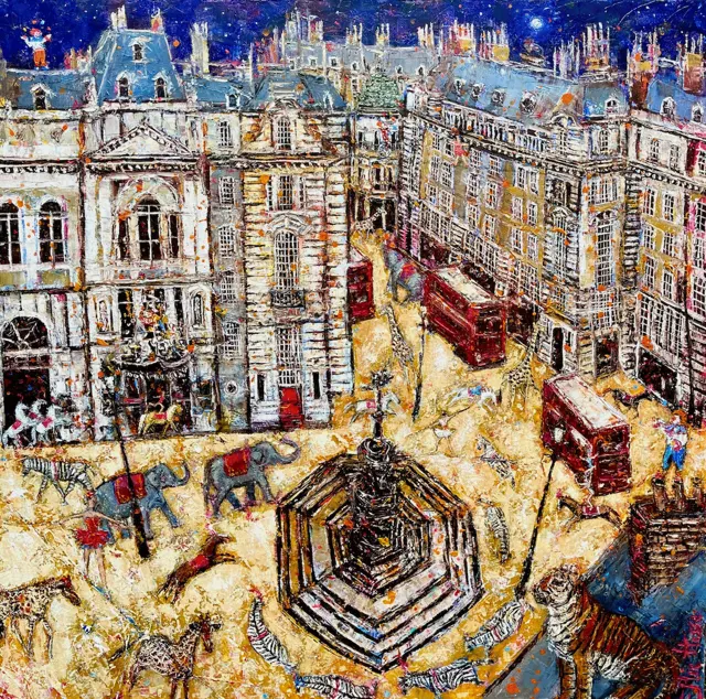 Piccadilly Circus Happy Hour by Ellie Hesse