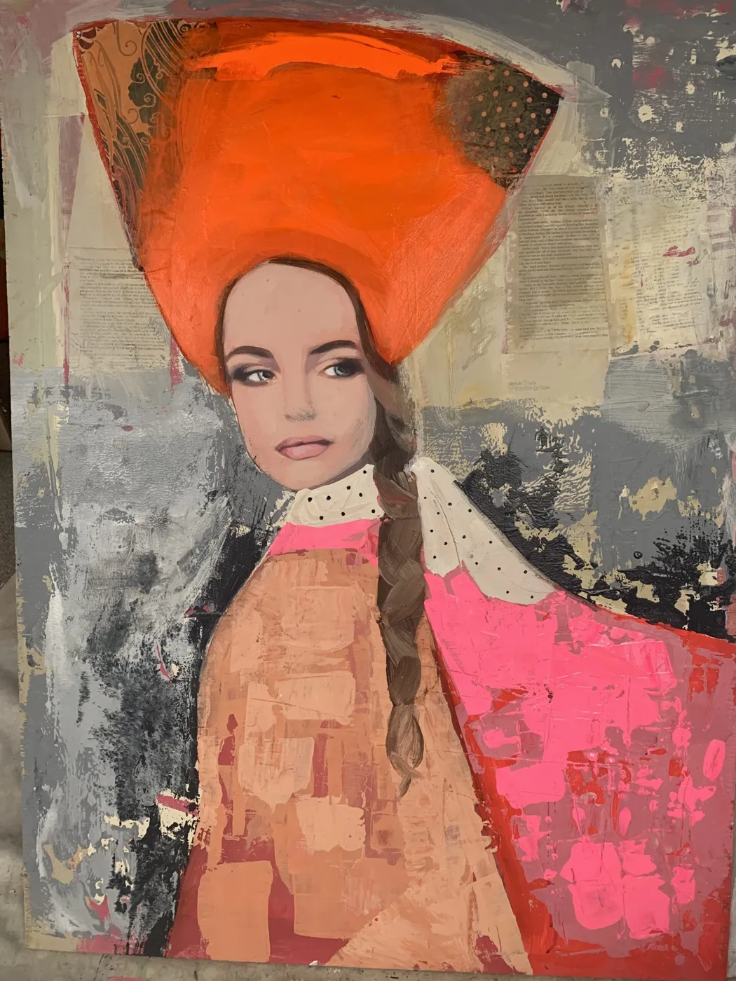 Woman in Pink by Nicolle Menegaldo