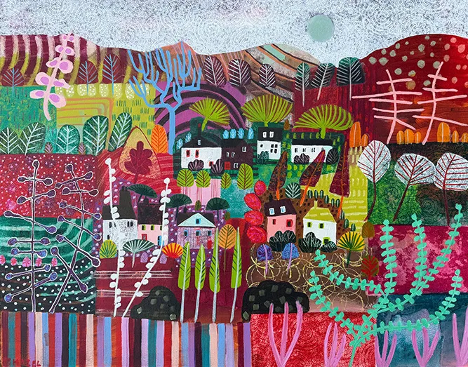 Textures and Tendrils by Moira Hazel