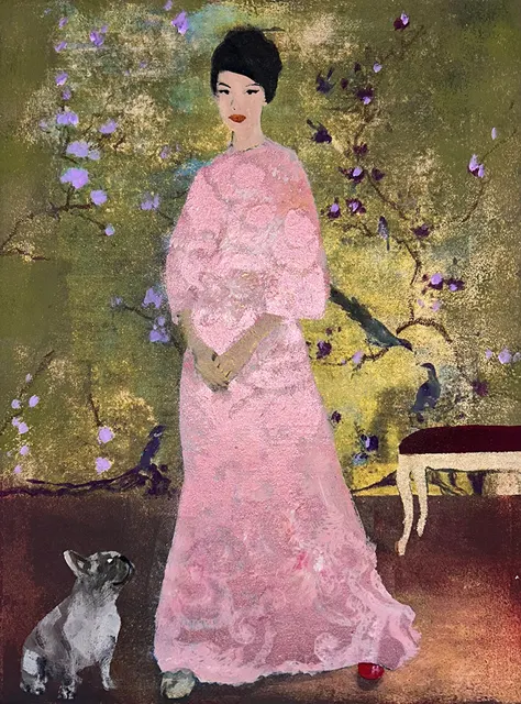 Fading Exotic Birds Framed by Barry Wilson
