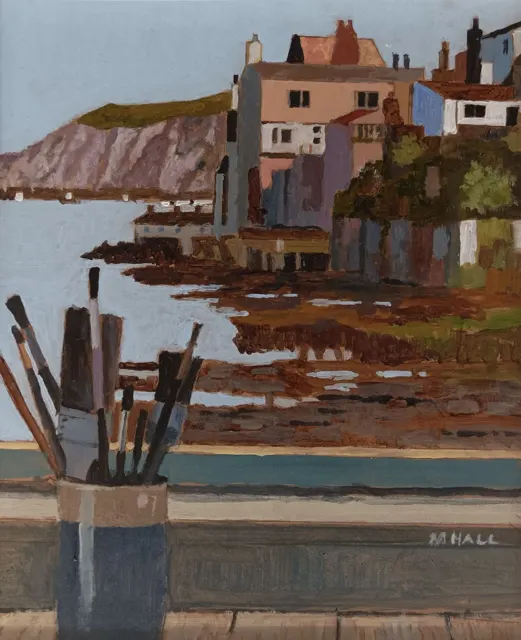View of Staithes by Mike Hall