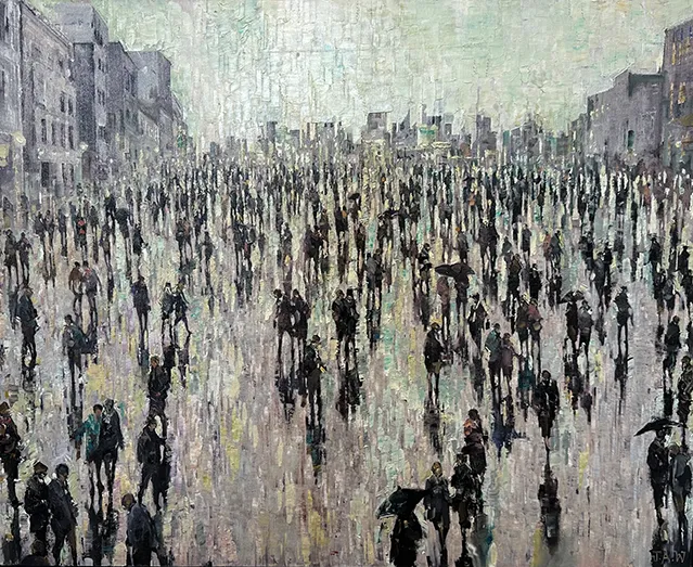 Soft Pavement Colours by Julia Whitehead