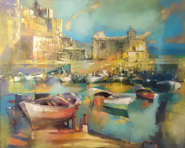 Low Tide in Pozzuoli (Naples) by Alex Bertaina