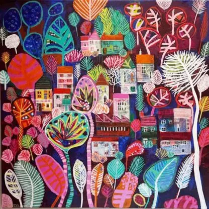 Houses in Between by Moira Hazel