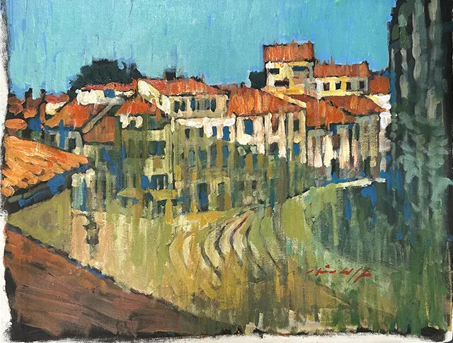 Summer Light, Arles, France by David Hinchliffe