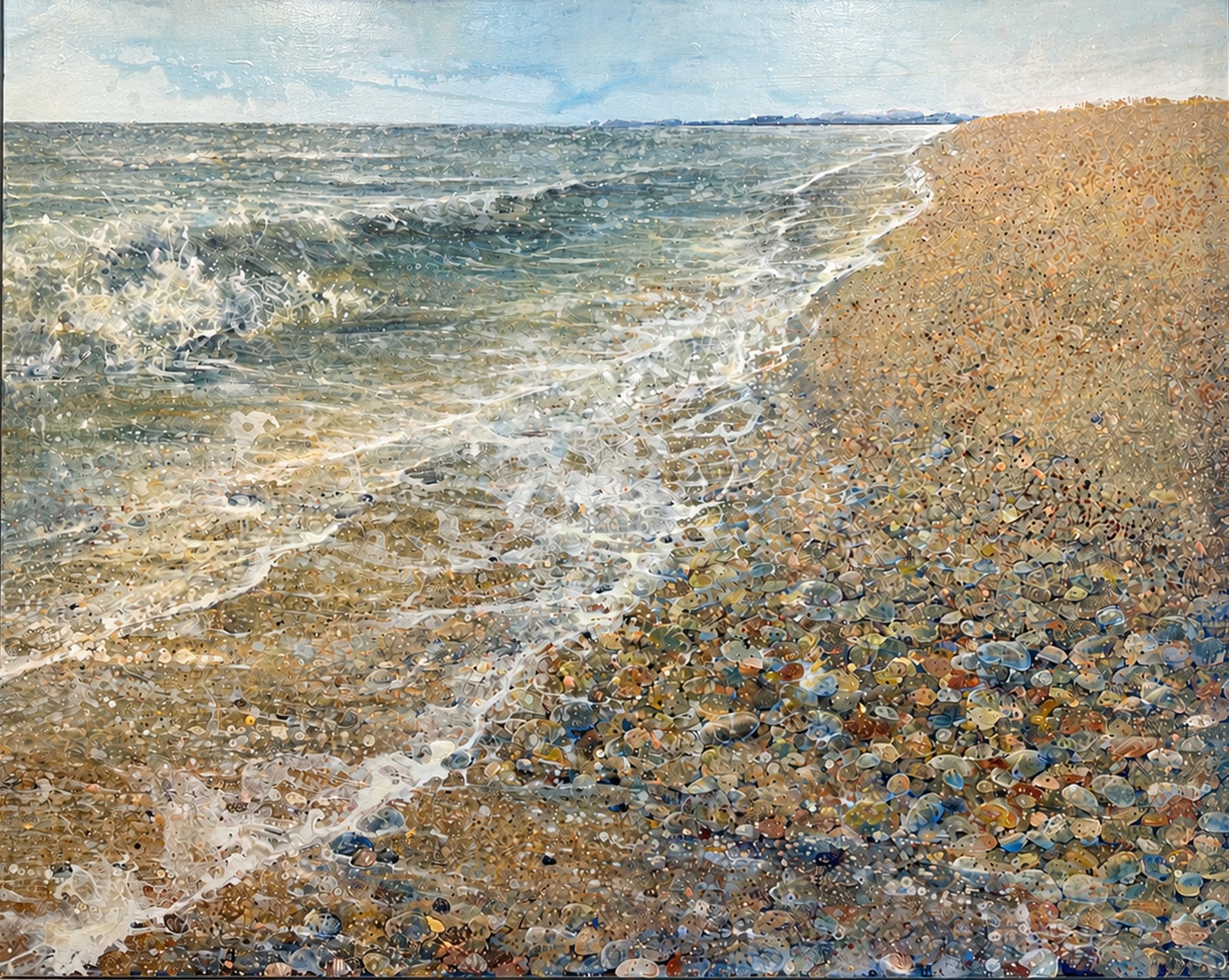 Towards Aldeburgh, Suffolk by Lorna Kirin