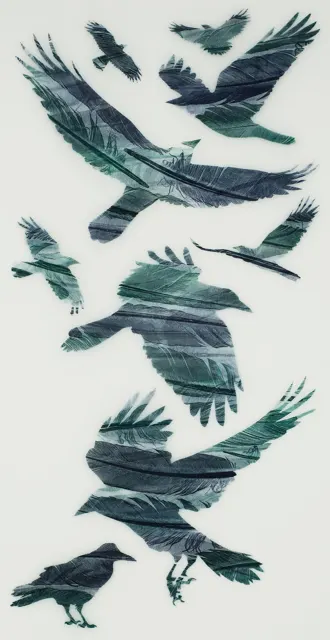 A Loosely Woven Flock of Rooks by Ruth Thomas RCA
