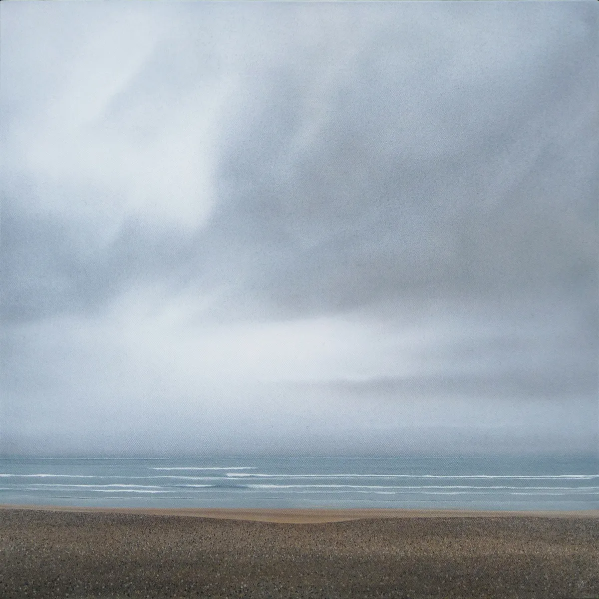 Beach in Low Visibility by Terry Watts RBA