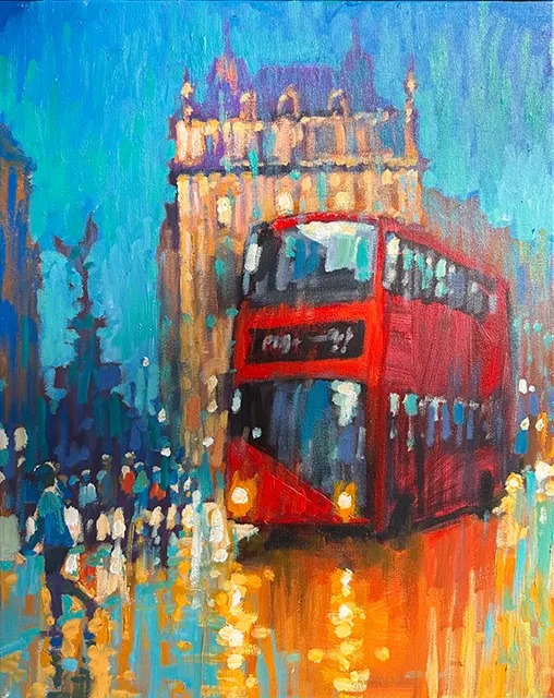 Evening Commuters by David Hinchliffe
