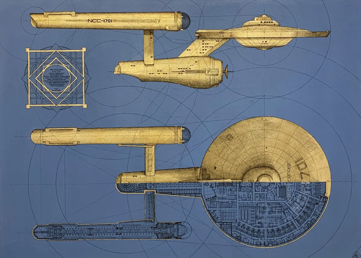 USS Enterprise by Marco Araldi